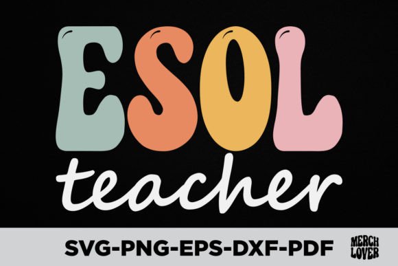 Download Groovy Retro Wavy ESOL Teacher - Groovy retro wavy Collection