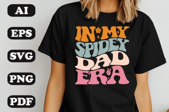 Download In My Spidey Dad Era Groovy Retro Wavy T - Groovy retro wavy Collection