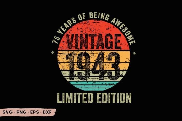 Download Vintage 1943 Svg - Premium Bundle